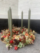 Indlæs billede til gallerivisning Evighed Adventskrans med stagelys
