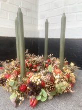 Indlæs billede til gallerivisning Evighed Adventskrans med stagelys
